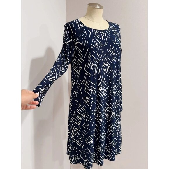 Lauren Ralph Lauren Women's Printed Jersey A-Line Dress NWT - Picture 1 of 9
